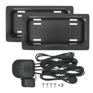 License Plate Curtain Double Plate Kit (Front & Back USA/Canada/Australia)