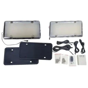License Plate Fogger - Double Plate Kit (Front & Rear USA/Canada)